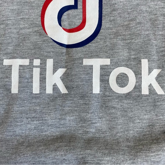 Tik Tok Childrens Gray Sweatshirt - Picture 5 of 8